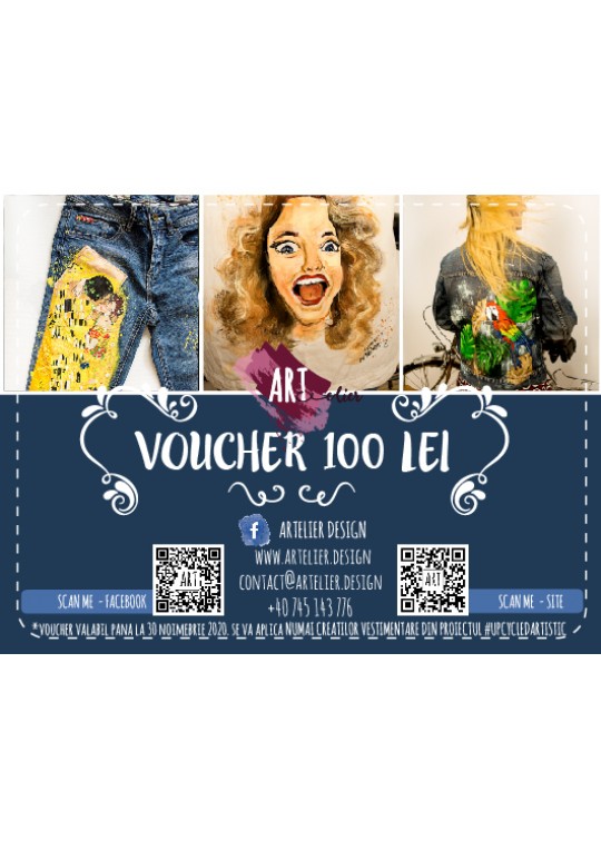 Card cadou #UPcycledARTistic 100lei