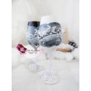 Set pahare vin rosu Wine Christmas - Winter House 