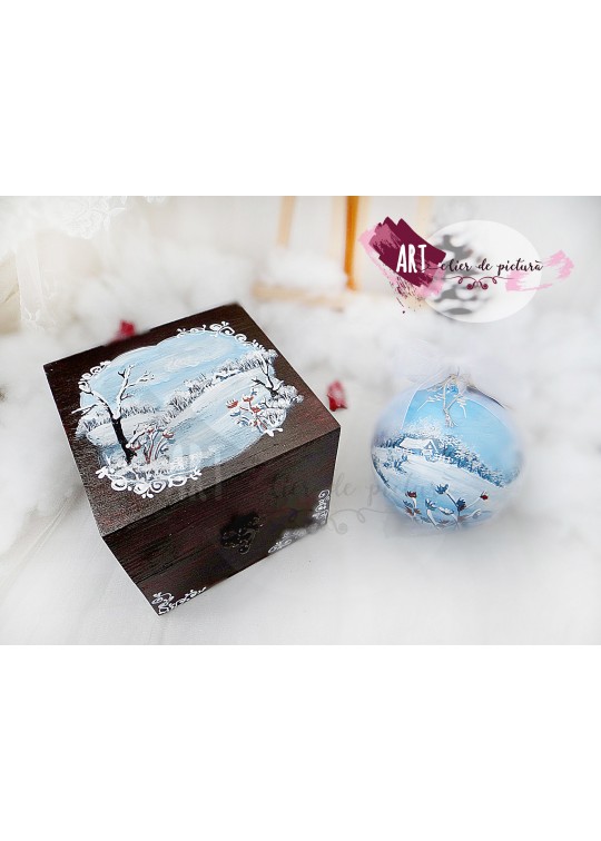 Set Craciun "Blue Christmas" 1X12cm