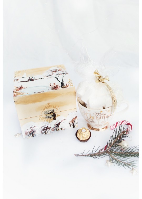 Set CADOU de Craciun - Small Golden Christmas Delice 