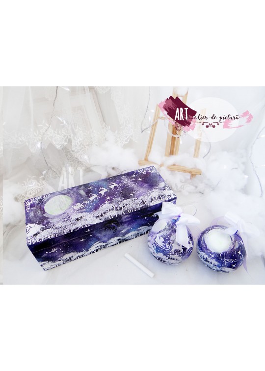Set Christmas Galaxy 2x10cm
