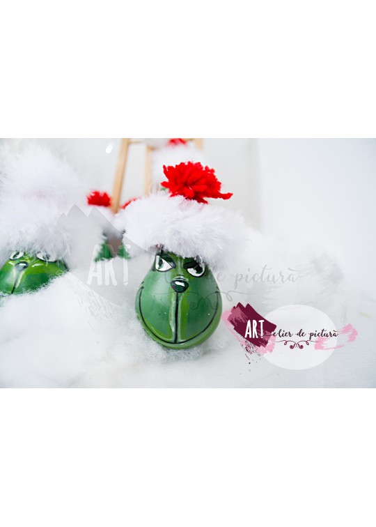 Globuri reciclate "Grinch"
