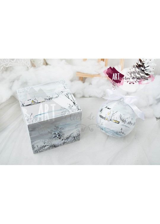 Silver Christmas 1x12cm