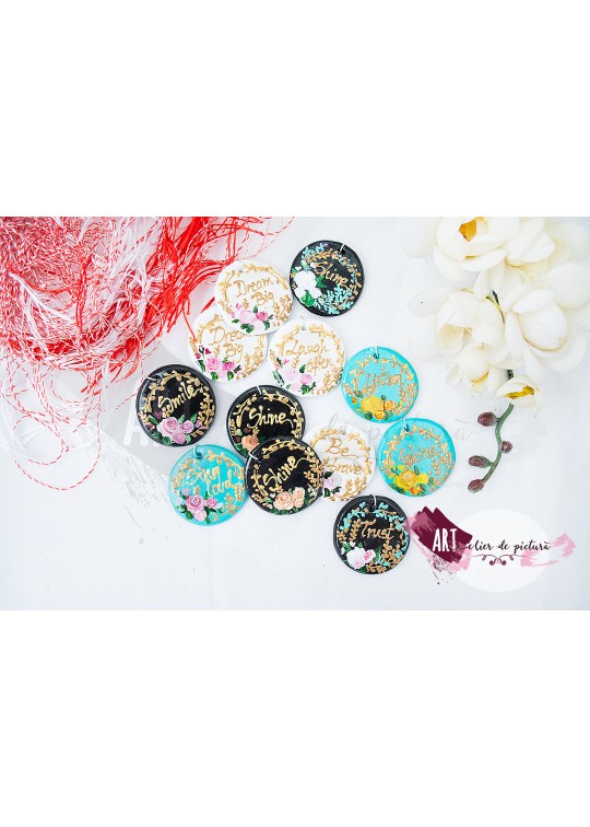 Martisoare lucrate manual, Mini-colectia Cuvinte de Suflet