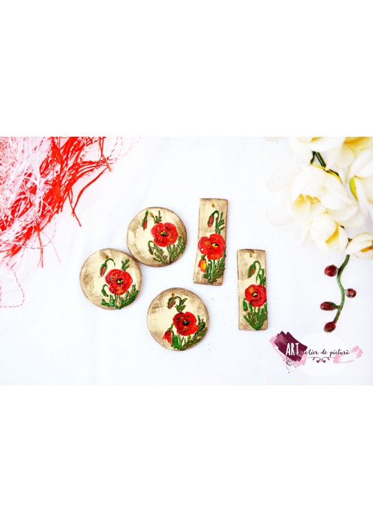 Martisoare lucrate manual, Mini-colectia Maci