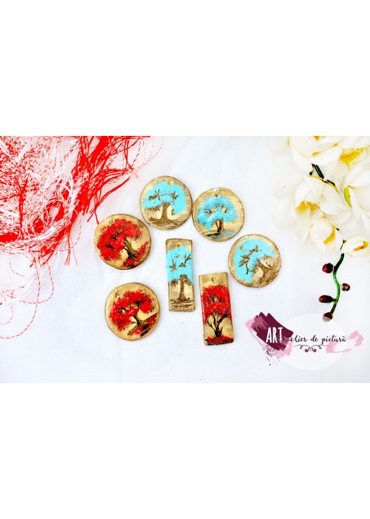 Martisoare lucrate manual, Mini-Colectia Abstract