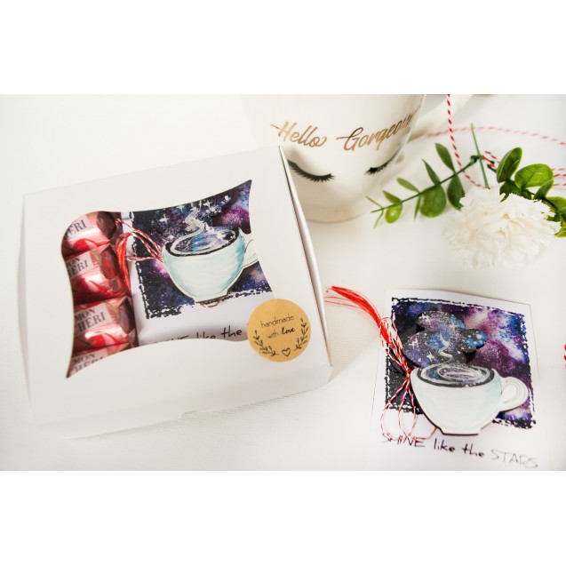 Gift Set for loving ones, Galaxy coffee and Chocolate Bars