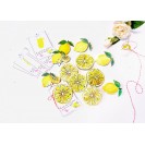 m(ART)isoare lucrate manual,floare de lamaie- colectia Lemon 