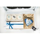 Gift box, handmade - Thank You - Lilac