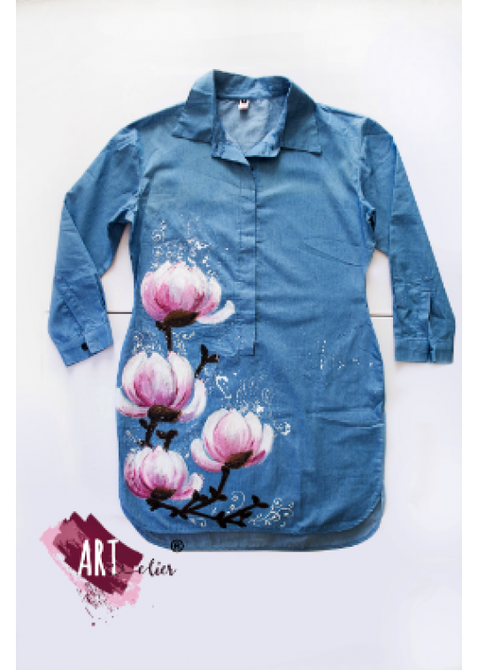 (SOLD OUT) Rochie UPcycled ARTistic, Sweet Magnolia