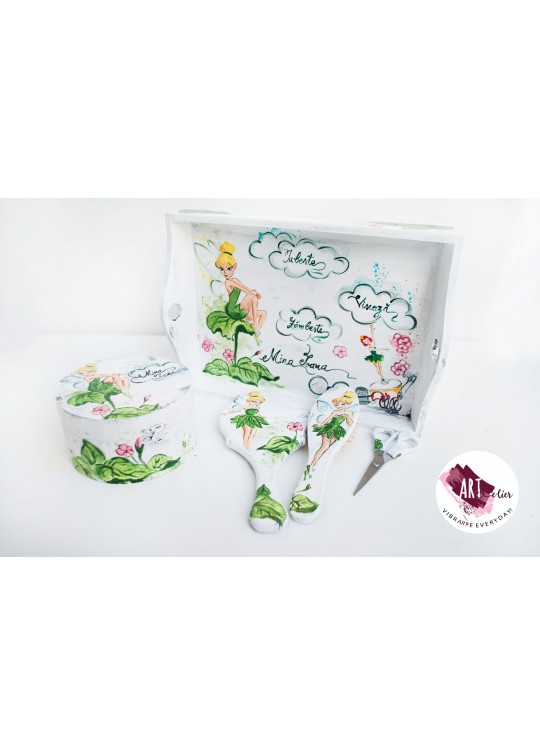Set pentru taierea turtei "Zana Clopotica si padurea fermecata"