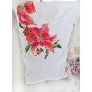 Handpainted T-shirt Beauty of a Lily