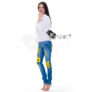 UPcycled ARTistic Jeans Sunflower