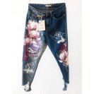 UPcycled ARTistic Jeans Sweet Magnolia